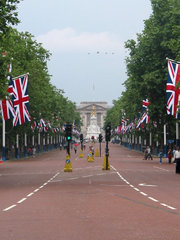 The Mall, looking towards Buckingham Palace