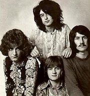 Led Zeppelin (clockwise from left: Robert Plant, Jimmy Page, John Bonham, John Paul Jones)