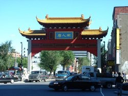 The Chinatown gate on boulevard Saint-Laurent