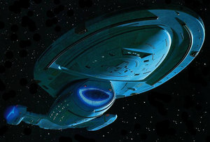 The USS Voyager (NCC-74656), an Intrepid class starship