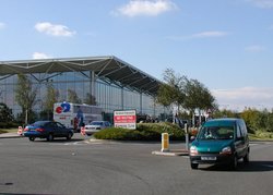 The passenger terminal at Bristol International Airport, Lulsgate