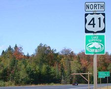 U.S. Highway 41 in northern Michigan