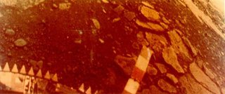 Color image taken from the surface of Venus by the Soviet Venera 13 lander