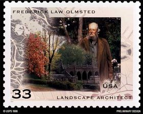 Frederick Law Olmsted stamp