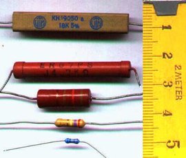 A few resistor types