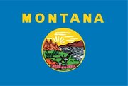 Flag of Montana. Image provided byClassroom Clip Art (http://classroomclipart.com)