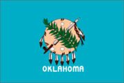 Flag of Oklahoma. Image provided by Classroom Clip Art (http://classroomclipart.com)