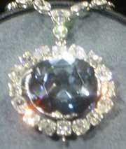 Hope Diamond in museum