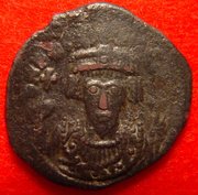 Phocas on a contemporary coin