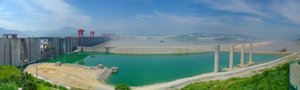 Three Gorges Dam, receiving, water high-level side, , 