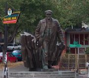 The statue of  in Fremont