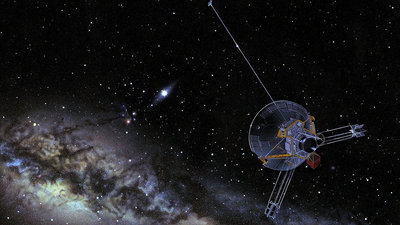 Pioneer 11 at  (artist's impression)