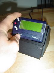 A pager that is in use for emergency services