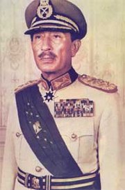 Anwar Sadat was jailed by the British for his pro-German activities