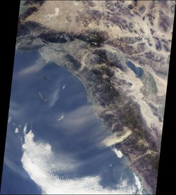 Dusty Skies over Southern California