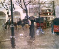"The Parisian Street", 1911, National Museum in .