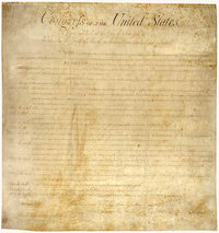 The United States , enacted in , provides a list of basic rights. The text is subject to judicial interpretation that may modify these rights in practice.