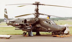 Kamov KA-50 helicopter.