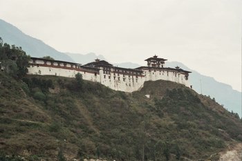Dzong at Wangdue Phodrang, Bhutan.
