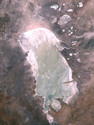 Satellite picture of the Etosha Pan