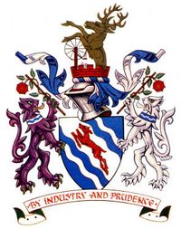 Arms of Hyndburn Borough Council