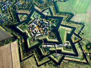 Bourtange fortification, restored to  situation