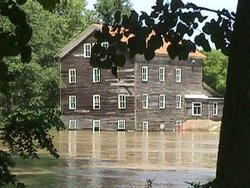 Stockdale Mill on the Northern Eel River at  in June, .