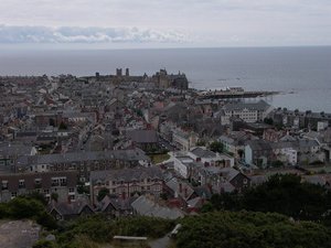 Aberystwyth, viewed from the top of Constitution Hill