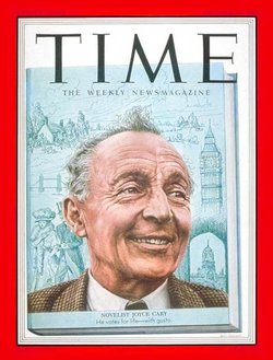 Time magazine cover featuring Joyce Cary, October 20, 1952