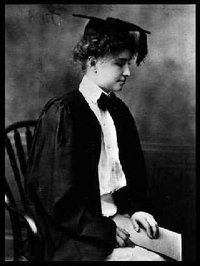 Helen Keller, graduation from Radcliffe College, c. 1904