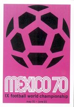 1970 Football World Cup poster