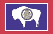 Wyoming State Flag.Image provided by Classroom Clip Art (http://classroomclipart.com)