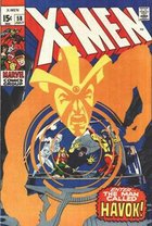 X-Men #58 cover by Neal Adams.