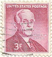 Mellon on U.S. stamp