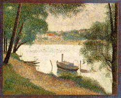 One of Seurat's sketches for , 1888