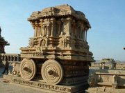 Stone chariot in Vittala temple compound