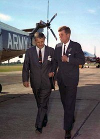 Development director von Braun showed  around the  in 1963.