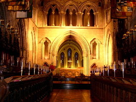 St Patrick's Cathedral was the Chapel of the Order.