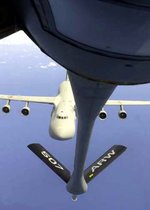 USAF  approaches a KC-135R