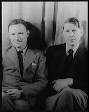 Christopher Isherwood and W.H. Auden, photographed by , 1939