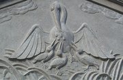 Relief of a "pelican in her piety"