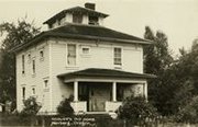 Hoover lived with his Uncle John Minthorn in this  house from -.