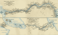 1888 German map of the Panama Canal