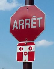 An ARRT sign in Gatineau, Quebec