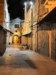Jerusalem Old-City by night