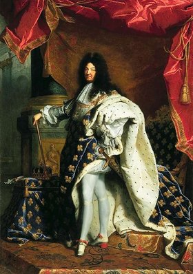 Louis XIVKing of France and NavarreBy Hyacinthe Rigaud (1701)