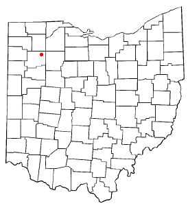 Location of Leipsic, Ohio