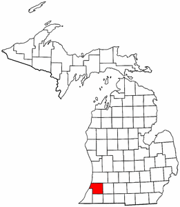 Image:Map of Michigan highlighting Van Buren County.png