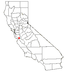 Location of Gilroy, California