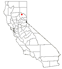 Location of Greenville, California